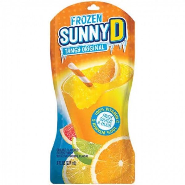 Sunny D Tangy Original Frozen Pouch 237ml