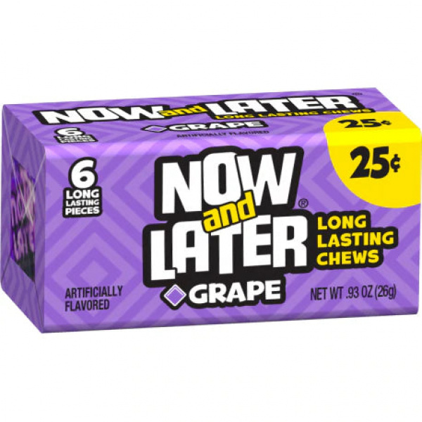 Now and Later Grape Chews 26g