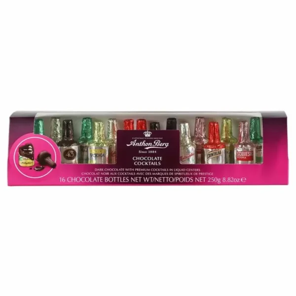 Anthon Berg Chocolate Cocktail Liqueurs 16 Pieces 250g