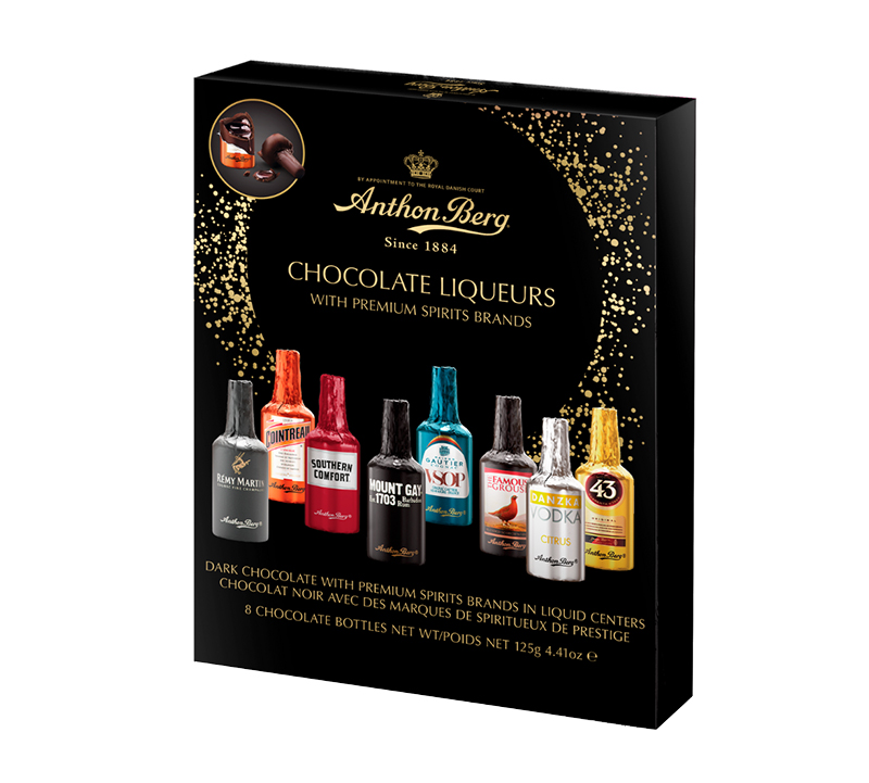 Anthon Berg Chocolate Liqueurs 8 Piece 125g