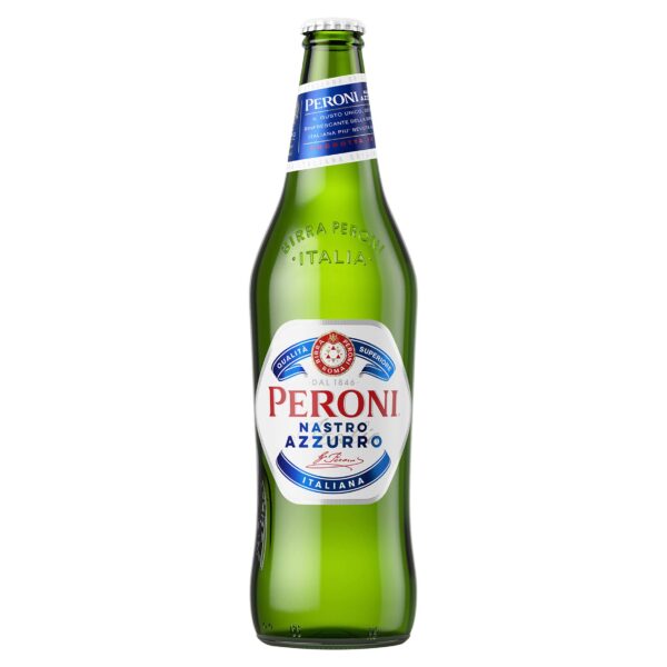 Peroni Nastro Azzurro Premium Lager Beer Bottle 660ml
