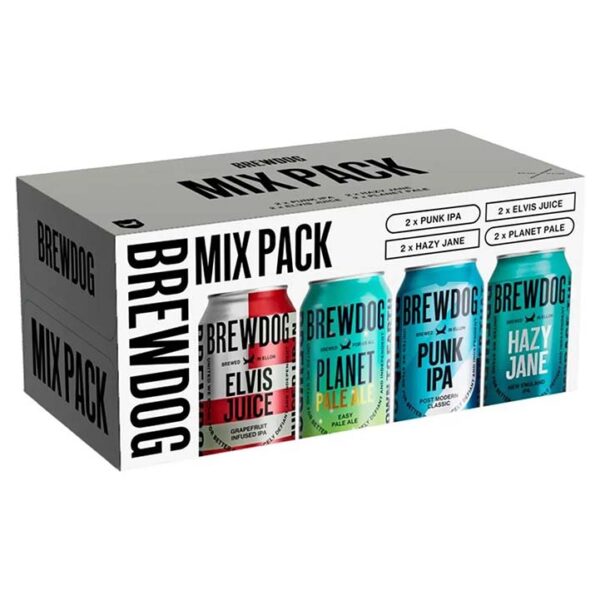 Brewdog Mixed Craft Beer 8 Pack 330ml Cans