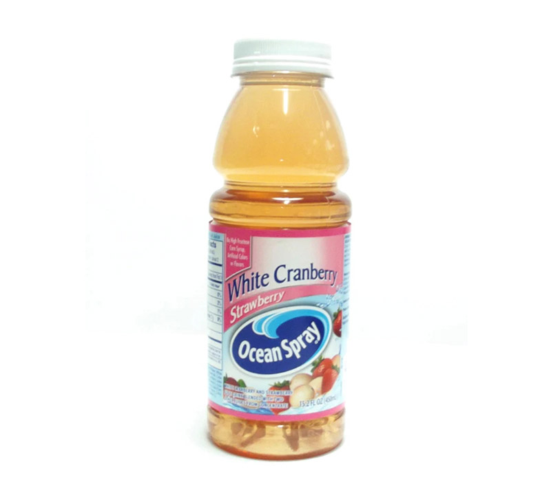 Ocean Spray White Cranberry Strawberry Bottle 450ml