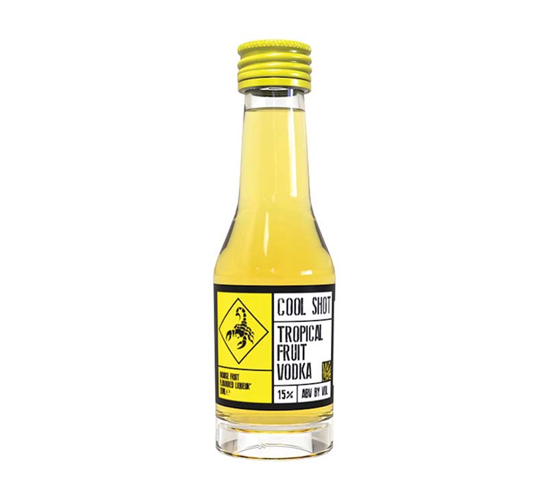 Cool Shots Tropical Vodka Shot 20cl 200ml