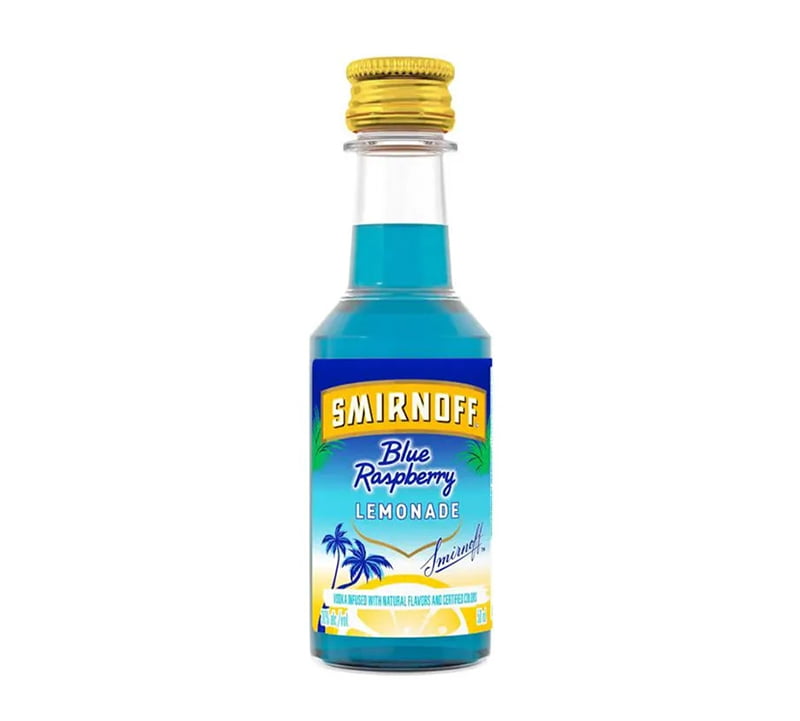 Smirnoff Blue Raspberry Lemonade Vodka Miniature 5cl 50ml