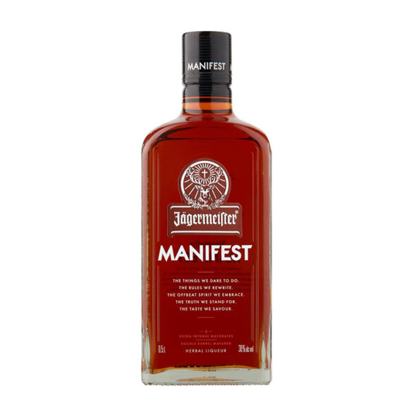 Jagermeister Manifest Oak Aged Herbal Liqueur 50cl 500ml