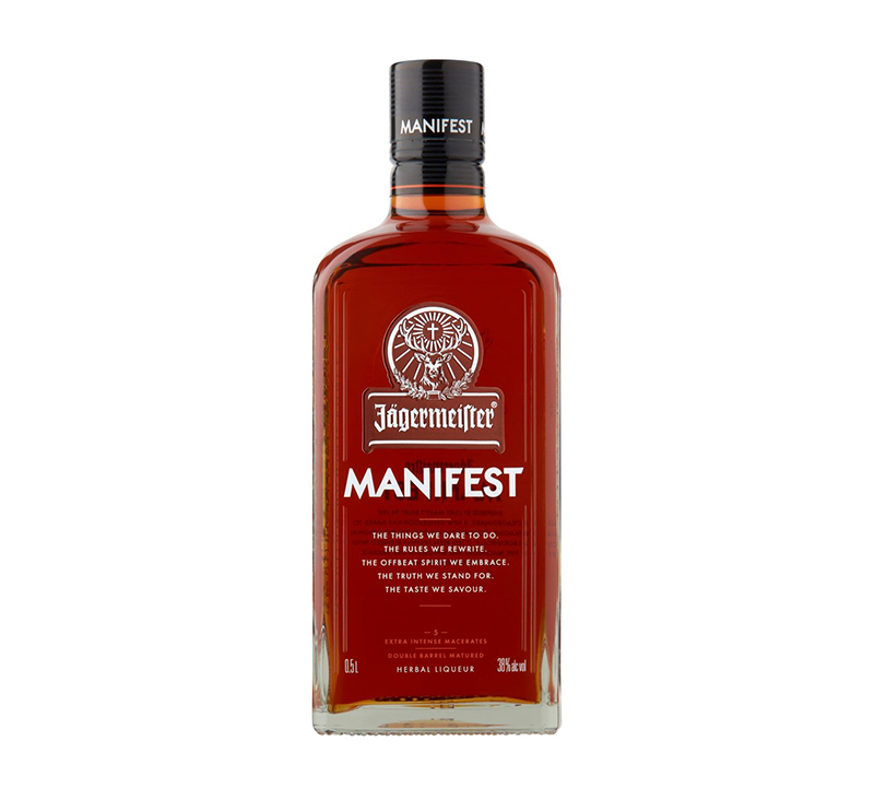 Jagermeister Manifest Oak Aged Herbal Liqueur 50cl 500ml Jagermeister Manifest Oak Aged Herbal Liqueur 50cl 500ml