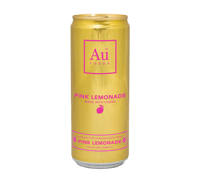 Au Vodka Pink Lemonade Premix RTD Can 330ml