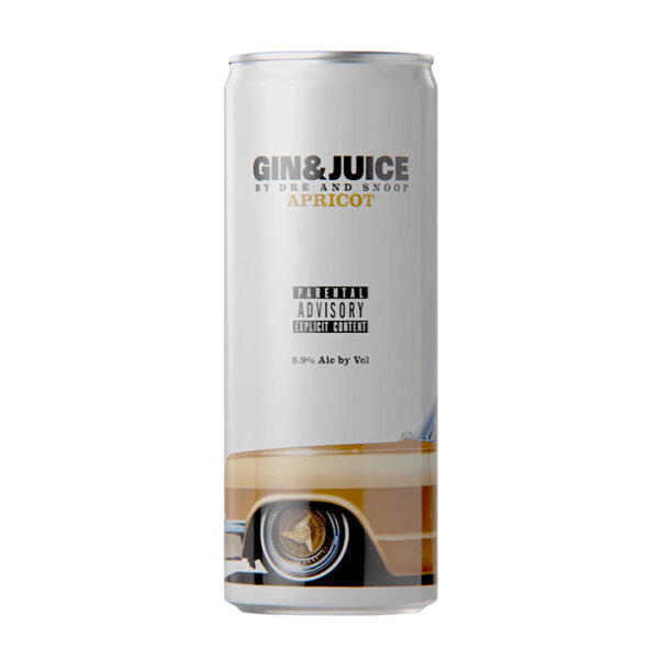 Gin & Juice by Dre and Snoop Apricot RTD Can 250ml