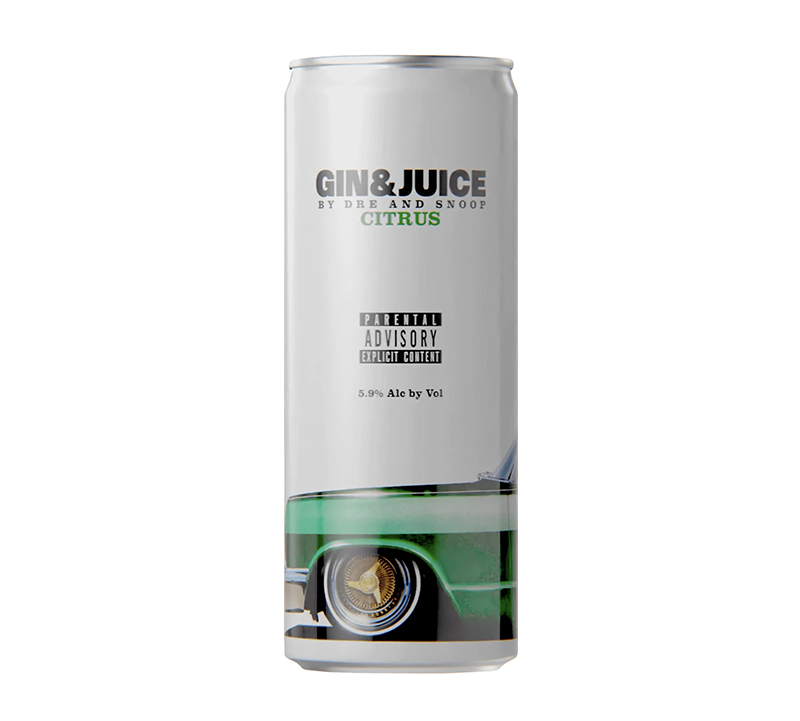 Gin & Juice by Dre and Snoop Citrus RTD Can 250ml Gin & Juice by Dre and Snoop Citrus RTD Can 250ml