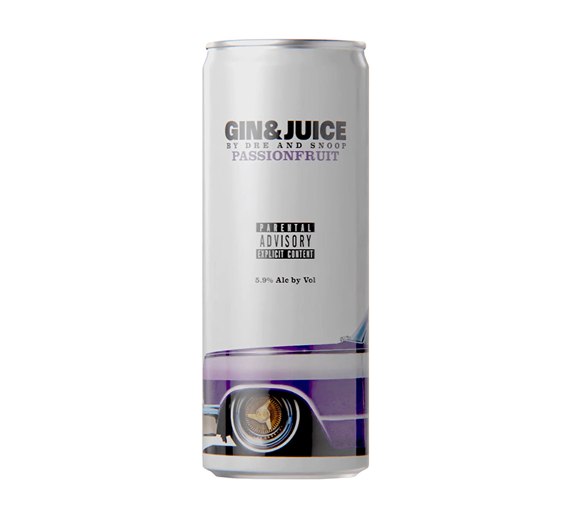 Gin & Juice by Dre and Snoop Passionfruit RTD Can 250ml