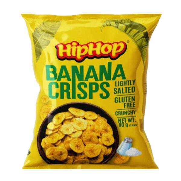 HipHop Banana Crisps Lightly Salted Flavor 80g