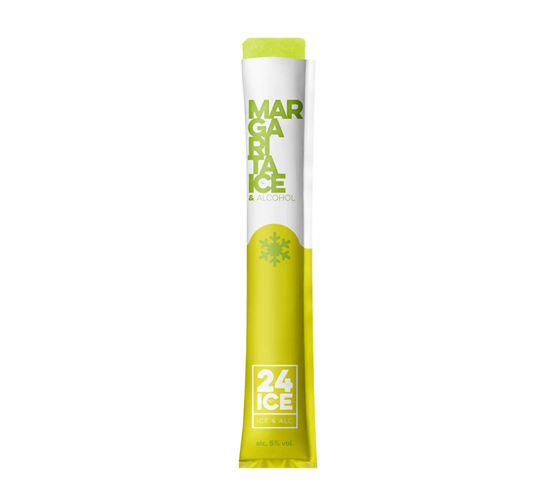 24 ICE Frozen Cocktail Margarita Single Ice Pop