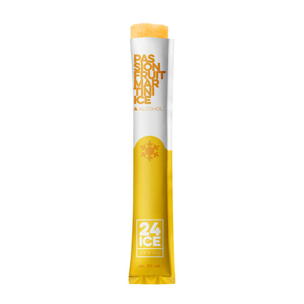 24 ICE Frozen Cocktail Passionfruit Martini Single Ice Pop