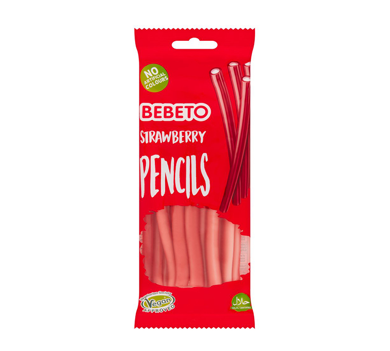 Bebeto Strawberry Pencils 160g