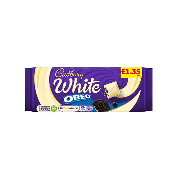 Cadbury White Oreo Chocolate Bar PM 120g