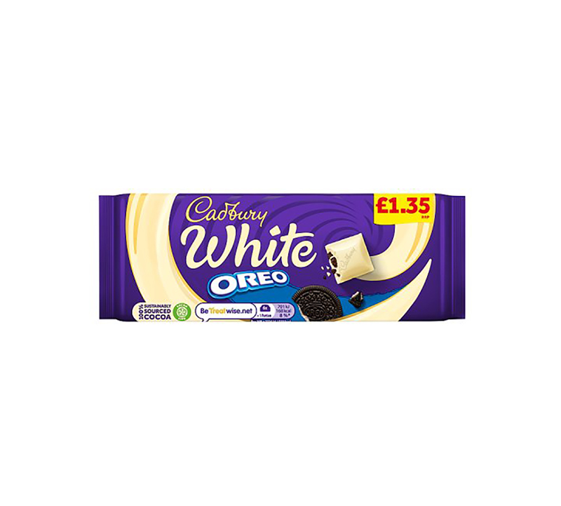 Cadbury White Oreo Chocolate Bar PM 120g
