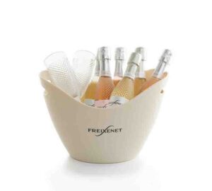 Freixenet Prosecco Ice Bucket with 2 Flute Glasses Gift Set 6 x 20cl