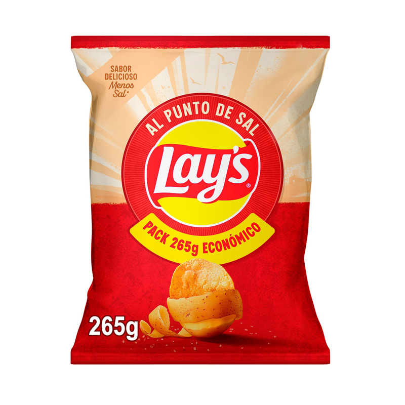 Lay's Perfectly Salted Potato Chips 265g Lay's Perfectly Salted Potato Chips 265g