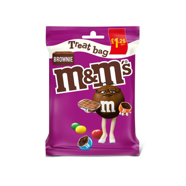 M&M's Brownie Bites Milk Chocolate Treat Bag PM 70g
