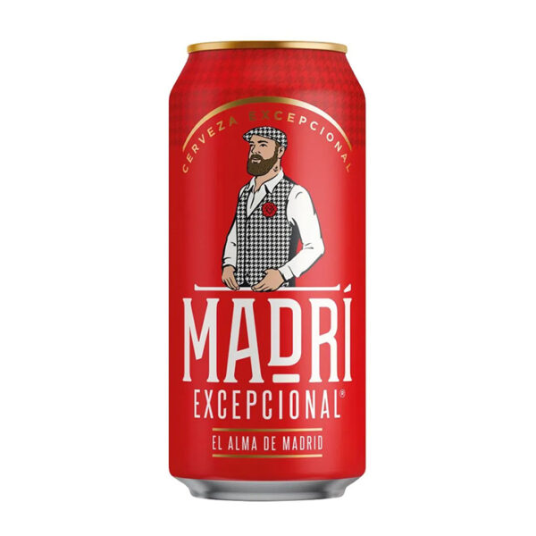 Madri Excepcional Lager Can 440ml