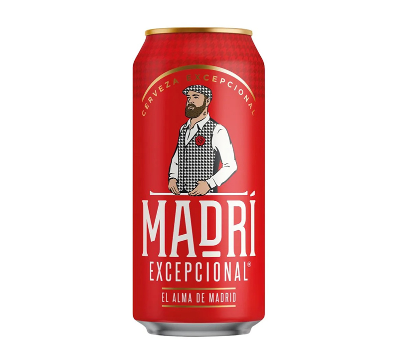 Madri Excepcional Lager Can 440ml