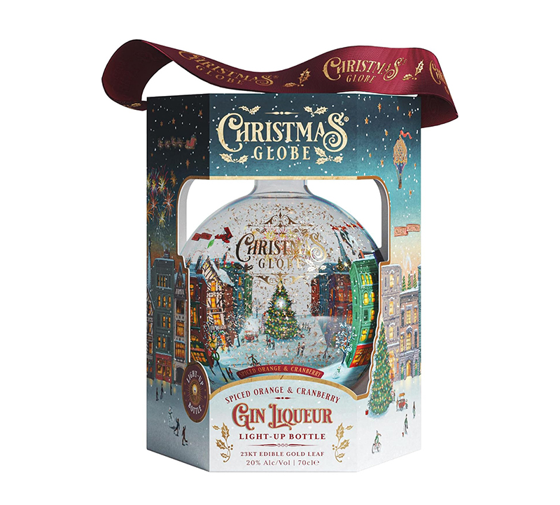 Christmas Globe Spiced Orange & Cranberry Gin Liqueur 70cl 700ml
