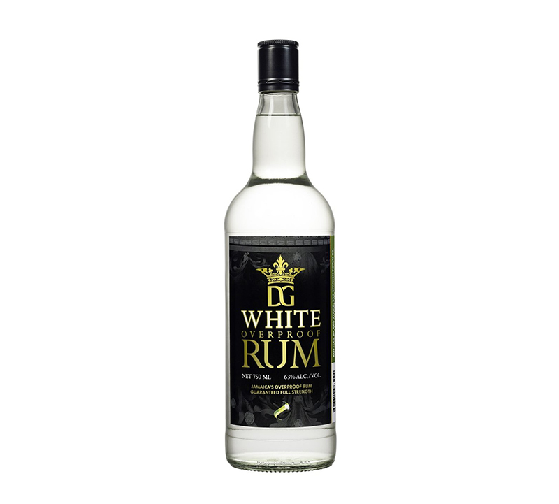 DG White Overproof Jamaican Rum 75cl 750ml