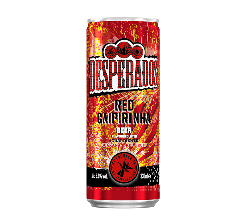 Desperados Red Caipirinha Guarana & Red Fruit 330ml
