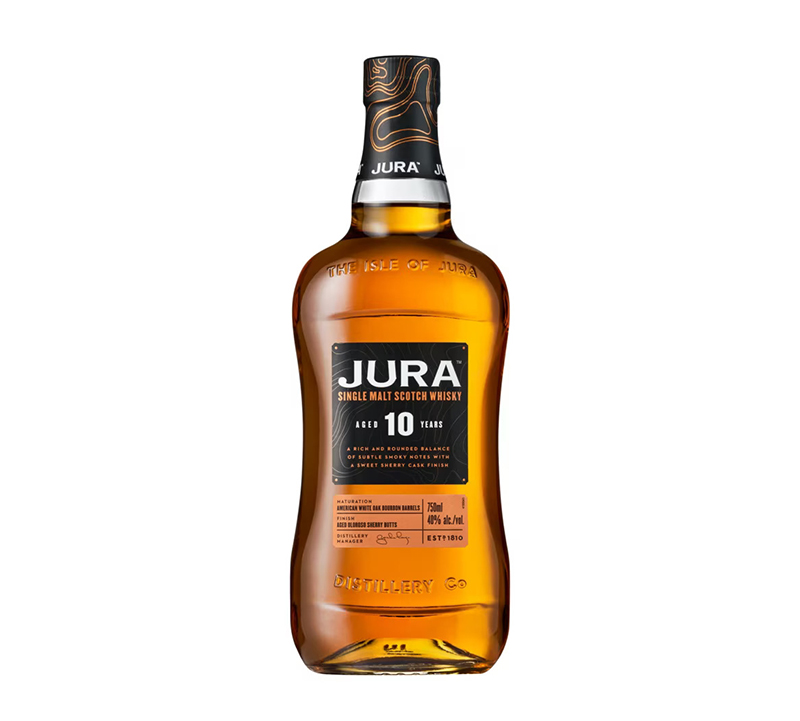 Jura Aged 10 Years Single Malt Scotch Whisky 70cl 700ml