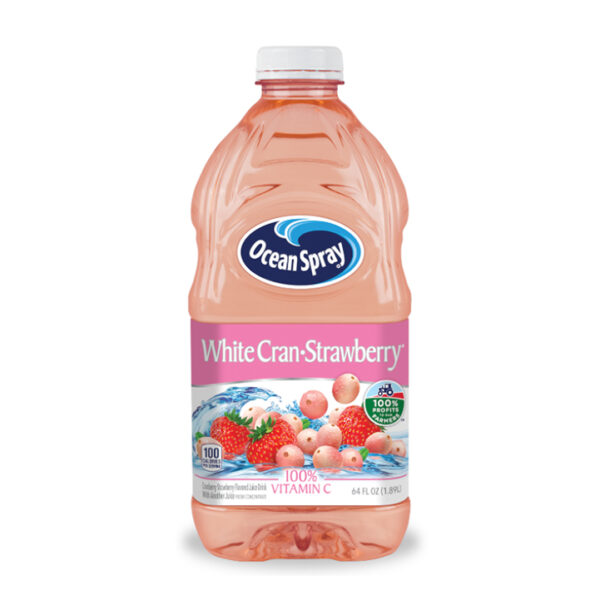 Ocean Spray White Cran-Strawberry Juice 64oz (1.89L)