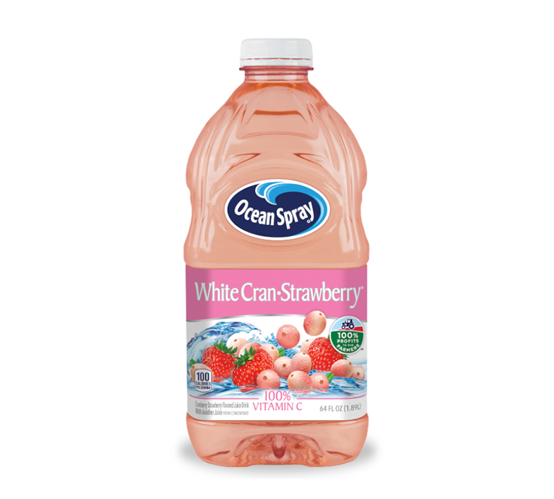 Ocean Spray White Cran-Strawberry Juice 64oz (1.89L)