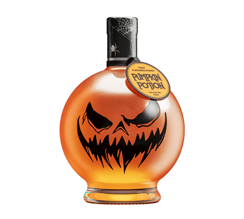 Pumpkin Potion Fruit Punch Vodka Liqueur Illuminated Bottle 70cl 700ml