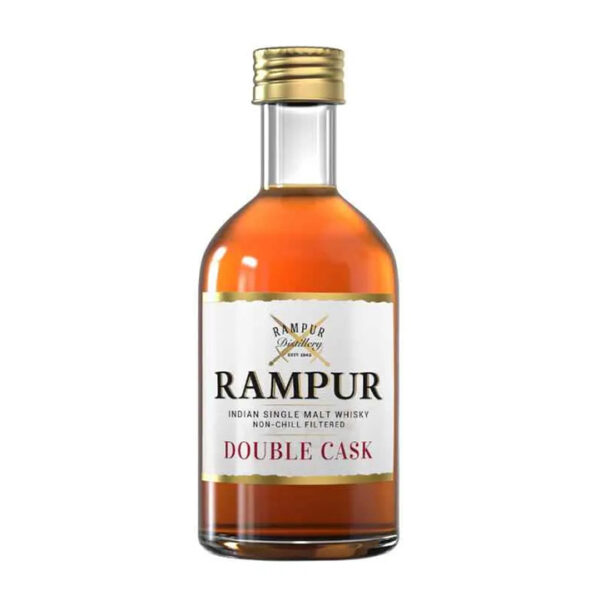 Rampur Double Cask Single Malt Whisky Miniature 5cl 50ml