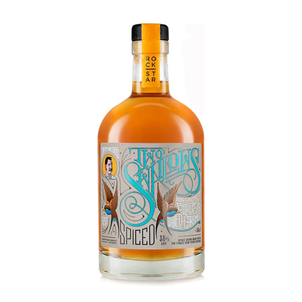 Rockstar Spirits Two Swallows Citrus And Caramel Spiced Rum 50cl 500ml