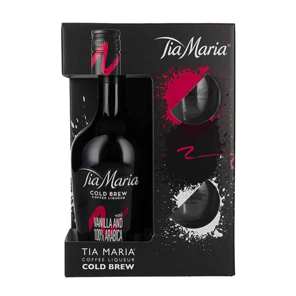 Tia Maria Gift Set With 2 Glasses 70cl 700ml