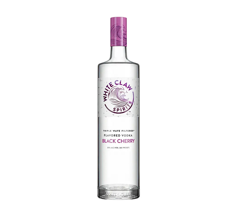 White Claw Flavoured Vodka Spirit Drink Black Cherry 70cl 700ml