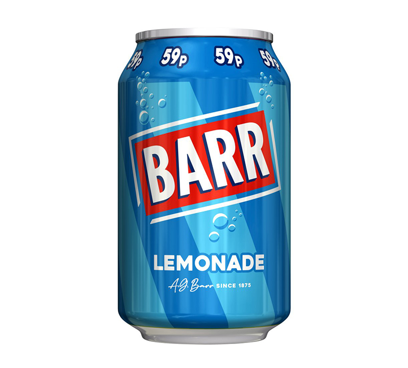 Barr Lemonade Can 330ml