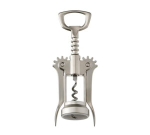 Ikea Idealisk silver corkscrew with bottle opener