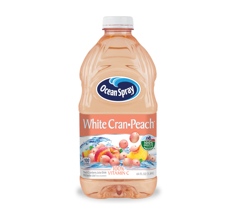 Ocean Spray White Cran-Peach Juice 64oz (1.89L)