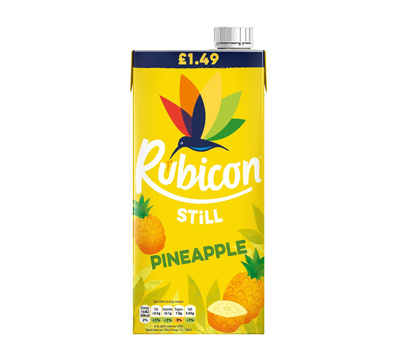 Rubicon Still Pineapple Juice Drink 1 Litre