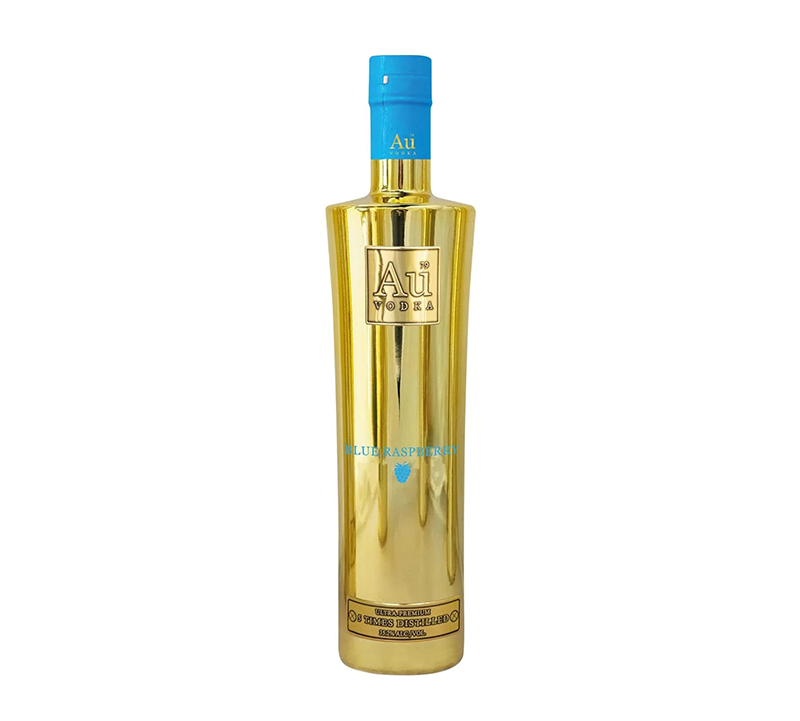 Au Vodka Blue Raspberry Flavoured Vodka 35cl 350ml