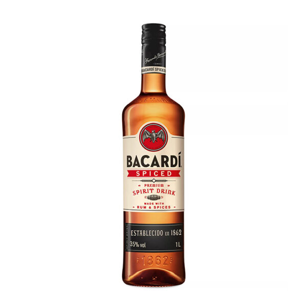 Bacardi Spiced Premium Spirit Rum Drink 1L
