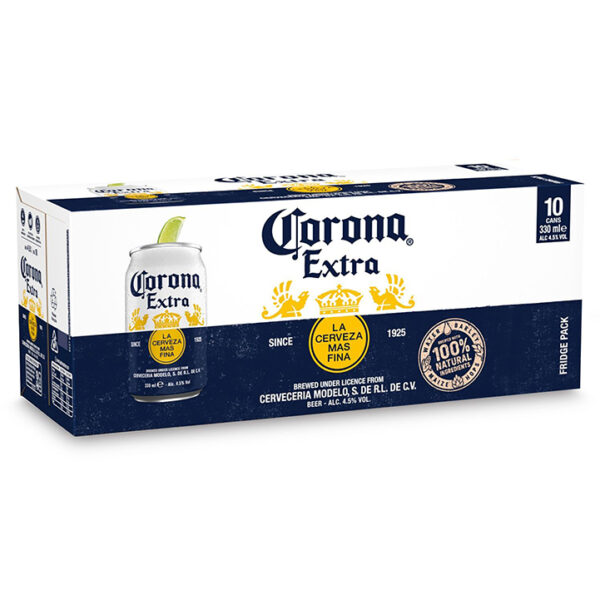 Corona Extra Cans 10 X 330ml