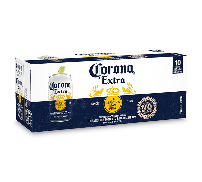 Corona Extra Cans 10 X 330ml