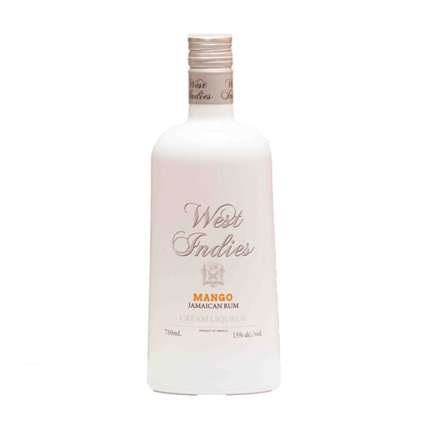 West Indies Mango Jamaican Rum Cream Liqueur 75cl 750ml