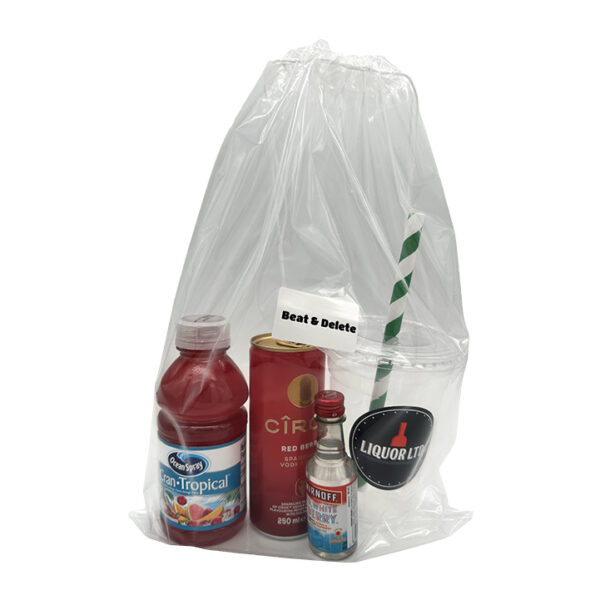 Beat & Delete DIY Cocktail Bag – Smirnoff Red, White & berry, Ciroc Red Berry & Ocean Spray Cran Tropical