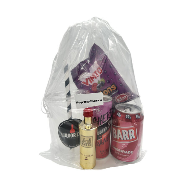 Pop My Cherry DIY Cocktail Bag - AU Vodka Red Cherry, Cherryade & Rum Stripe Caribbean Rum