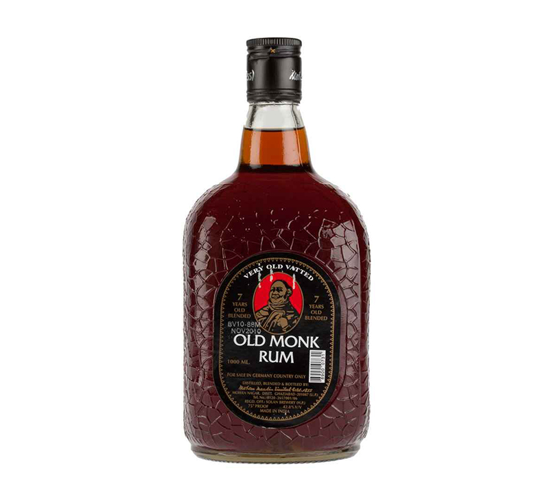 Old Monk 7 year Very Old Vatted Indian Rum 70cl 700ml