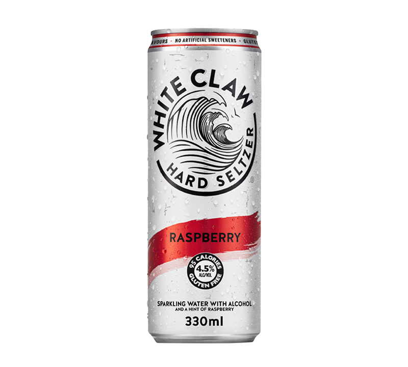 White Claw Raspberry Hard Seltzer Can 330ml